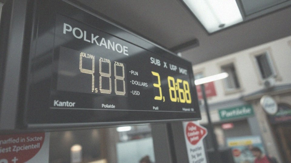 Jakie są opłaty za wymianę złotych na dolary?