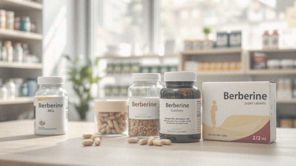 Jakie są formy berberyny dostępne na rynku?