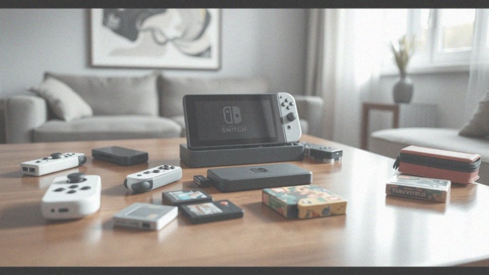 Jakie są dostępne akcesoria do gier na Nintendo Switch?