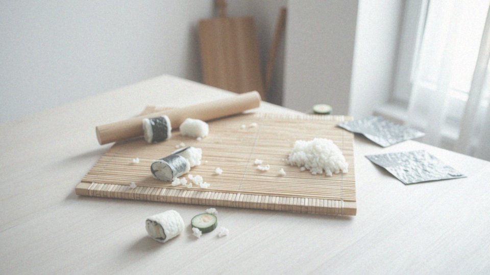 Jakie błędy można popełnić podczas zwijania sushi?