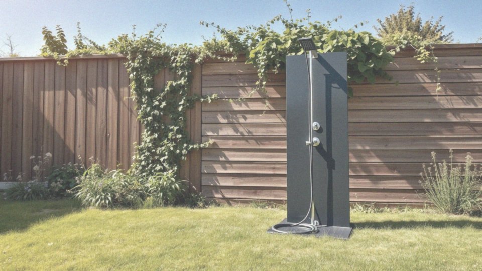 Jakie są parametry techniczne prysznica ogrodowego solarnym?