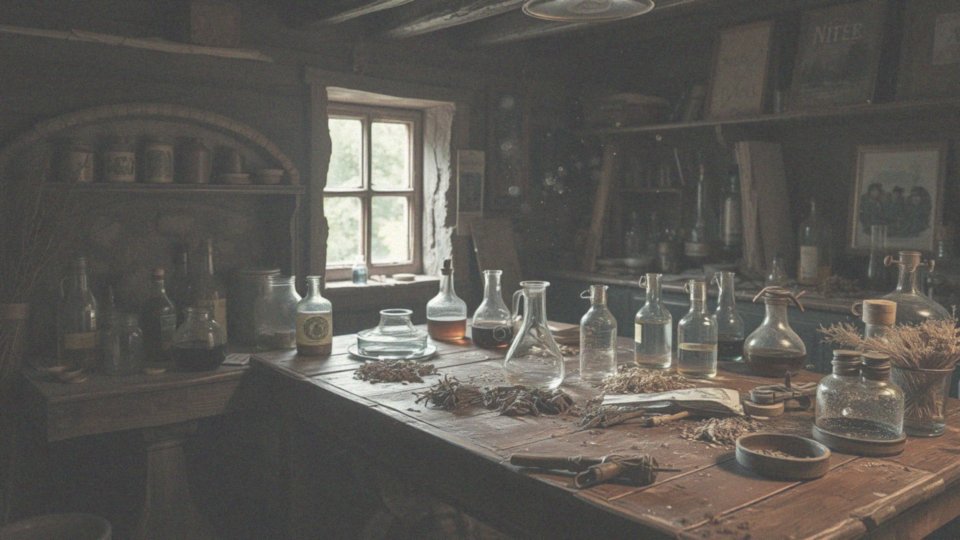 Jak działa stół alchemiczny w porównaniu do umieszczonej butelki?