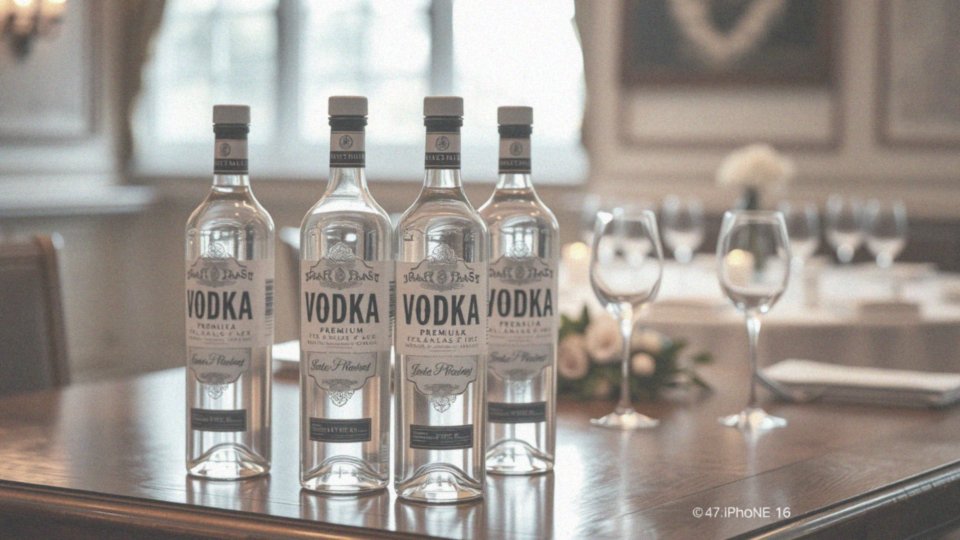 Jaką jakość wódki warto wybierać na wesele?